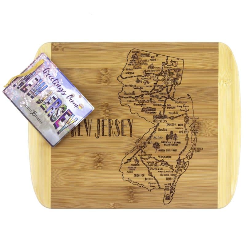 Custom A Slice of Life New Jersey Serving & Cutting Board - 6