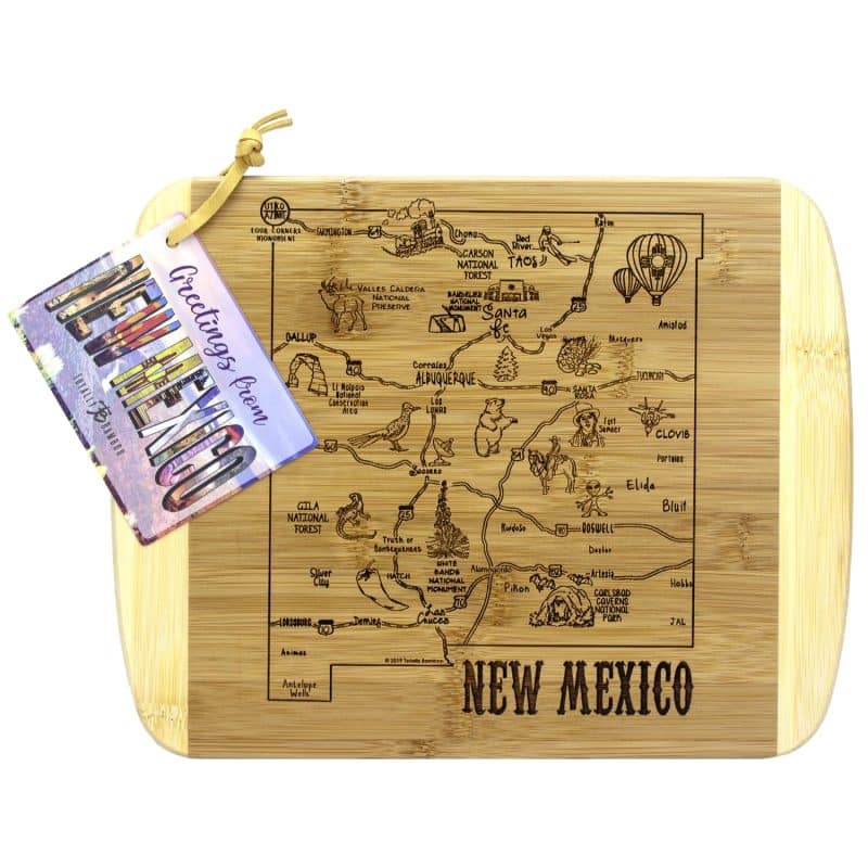 Custom A Slice of Life New Mexico Serving & Cutting Board - 2