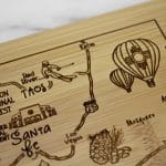Custom A Slice of Life New Mexico Serving & Cutting Board - 3