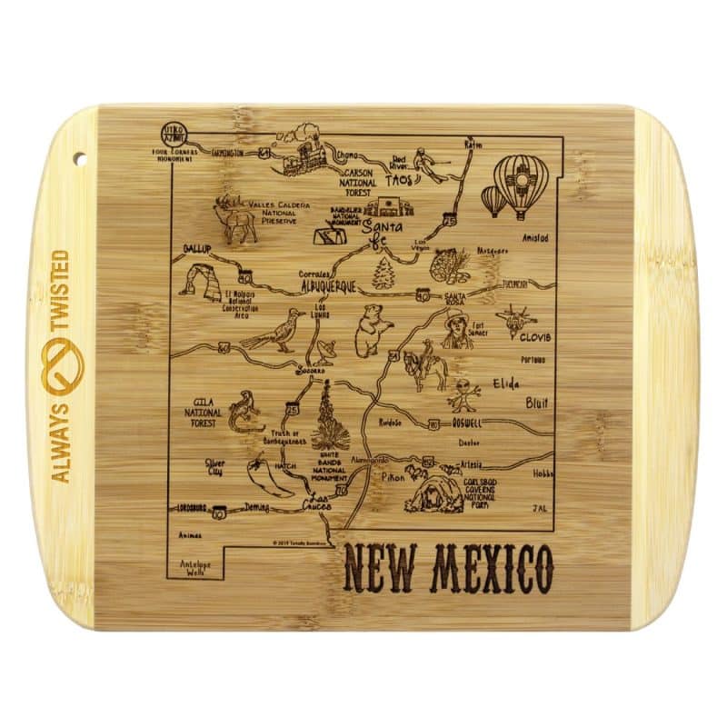 Custom A Slice of Life New Mexico Serving & Cutting Board