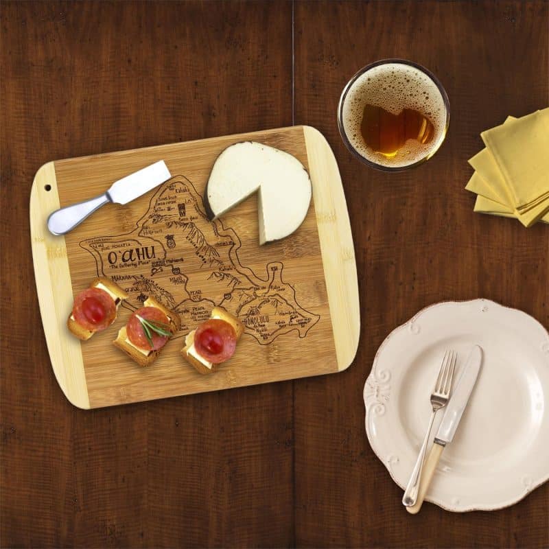 Custom A Slice of Life Oahu Serving & Cutting Board - 2