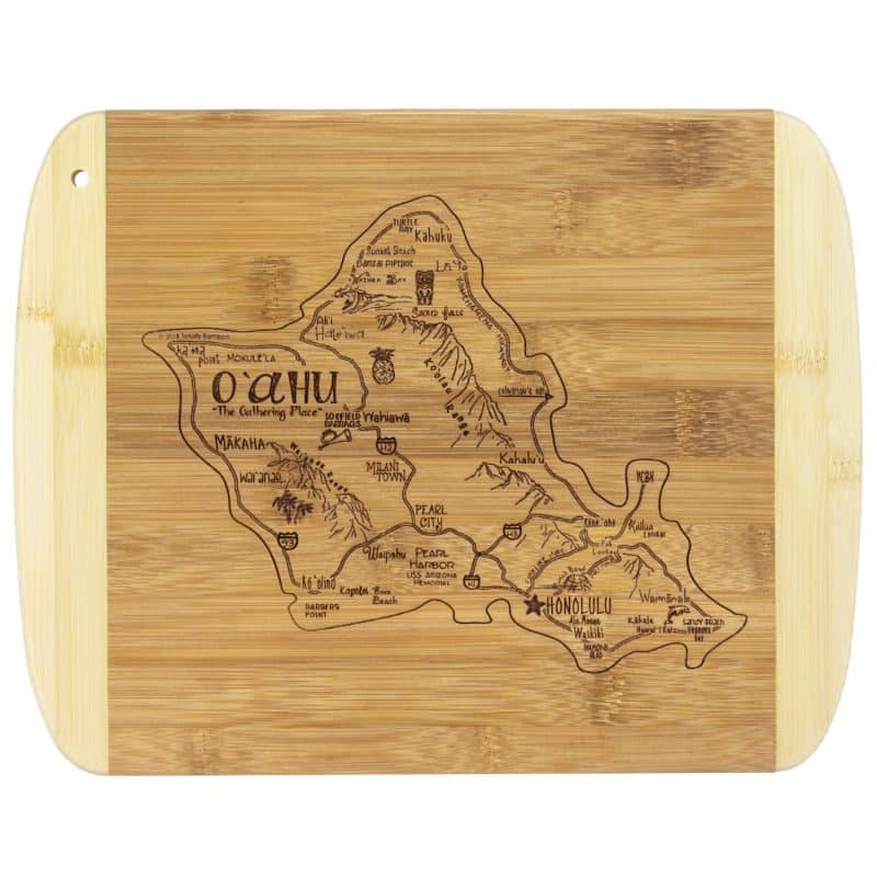 Custom A Slice of Life Oahu Serving & Cutting Board