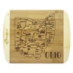 Custom A Slice of Life Ohio Serving & Cutting Board