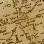 Custom A Slice of Life Oklahoma Serving & Cutting Board - 2