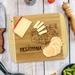Custom A Slice of Life Oklahoma Serving & Cutting Board - 3