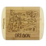 Custom A Slice of Life Oregon Serving & Cutting Board