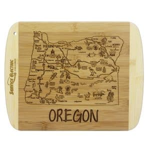 Custom A Slice of Life Oregon Serving & Cutting Board