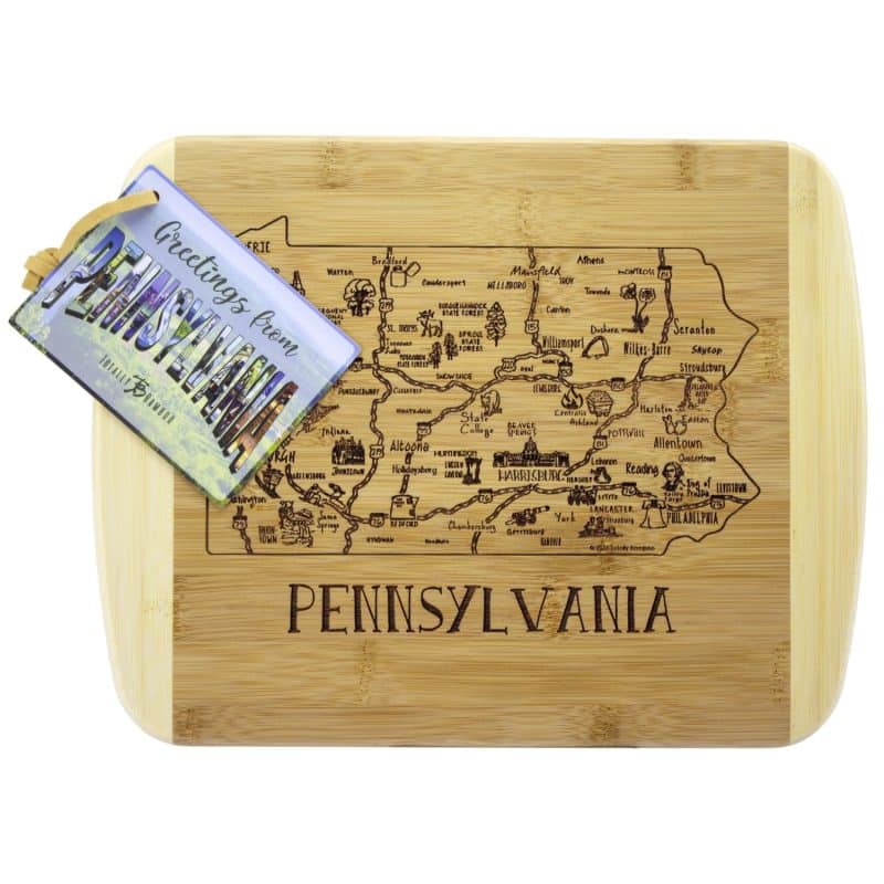 Custom A Slice of Life Pennsylvania Serving & Cutting Board - 1
