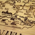 Custom A Slice of Life Pennsylvania Serving & Cutting Board - 3