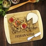 Custom A Slice of Life Pennsylvania Serving & Cutting Board - 4