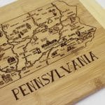 Custom A Slice of Life Pennsylvania Serving & Cutting Board - 5