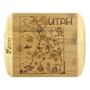 Custom A Slice of Life Utah Serving & Cutting Board