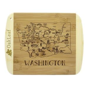 Custom A Slice of Life Washington Serving & Cutting Board