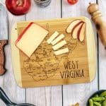 Custom A Slice of Life West Virginia Serving & Cutting Board - 3