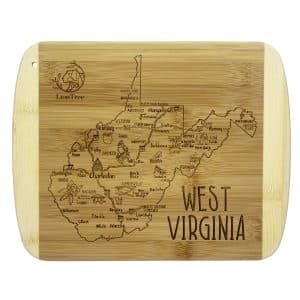 Custom A Slice of Life West Virginia Serving & Cutting Board