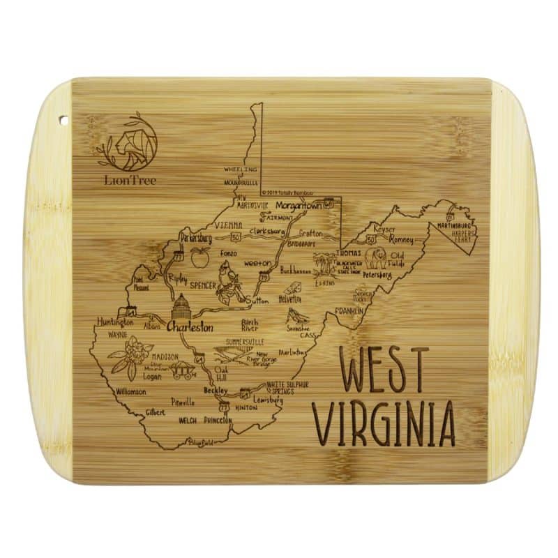 Custom A Slice of Life West Virginia Serving & Cutting Board