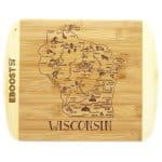 Custom A Slice of Life Wisconsin Serving & Cutting Board