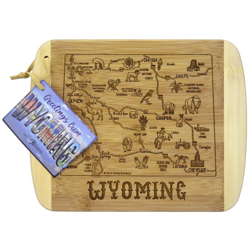 Custom A Slice of Life Wyoming Serving & Cutting Board - 2