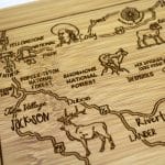 Custom A Slice of Life Wyoming Serving & Cutting Board - 3
