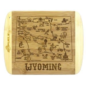 Custom A Slice of Life Wyoming Serving & Cutting Board