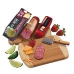 Custom A Taste of Wisconsin Snack Board w/Cleaver - 1