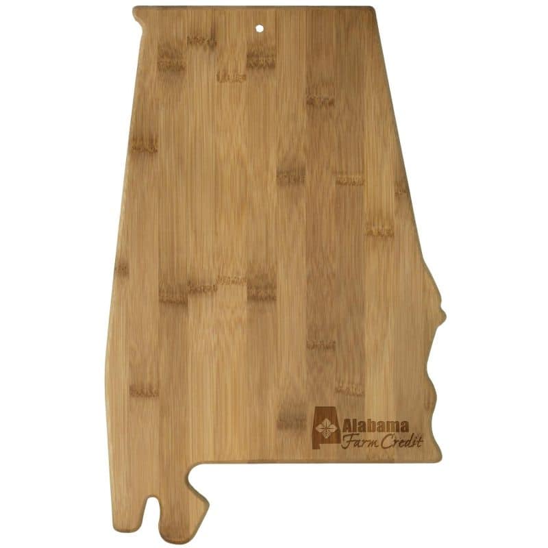 Custom Alabama State Bamboo Serving & Cutting Board