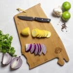 Custom Alabama State Shaped Cutting & Serving Board w/Artwork by Summer Stokes