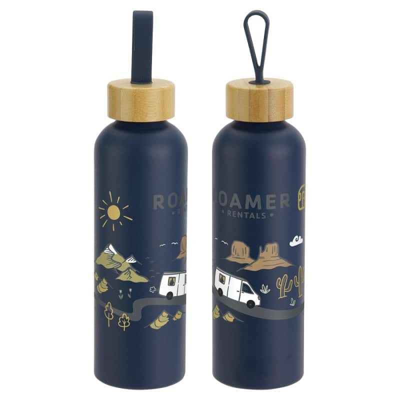 Custom Asbury 24 oz Recycled Aluminum Bottle - 4