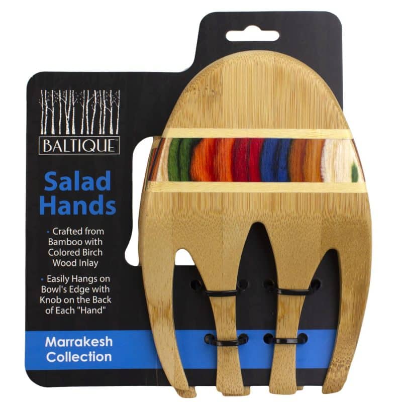 Custom Baltique® Marrakesh Birch & Bamboo Salad Hands - 1