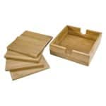 Custom Bamboo Coaster Set - 1