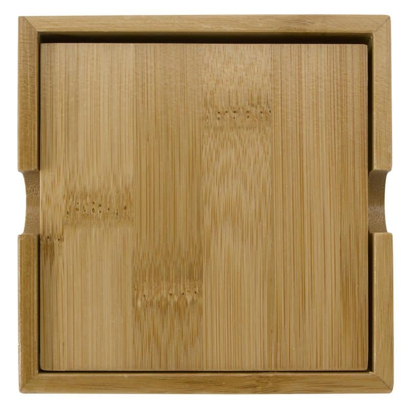 Custom Bamboo Coaster Set - 2