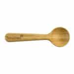 Custom Bamboo Coffee Scoop w/Built In Bag Clip