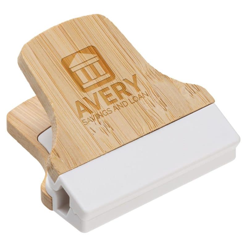 Custom Bamboo Magnetic Power Clip