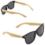 Custom Bamboo Recycled Polycarbonate UV400 Sunglasses - 1