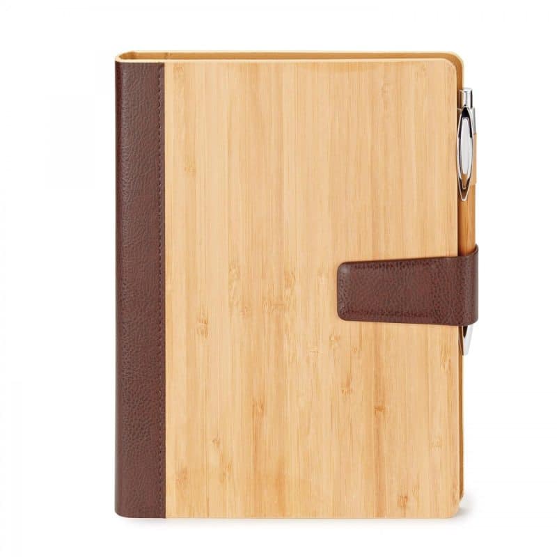 Custom Bamboo Refillable Journal - 1