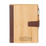 Custom Bamboo Refillable Journal