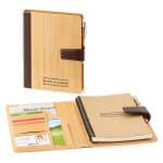 Custom Bamboo Refillable Journal - 2