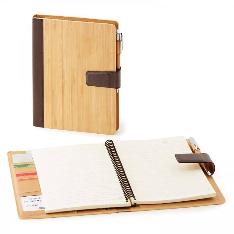 Custom Bamboo Refillable Journal - 7