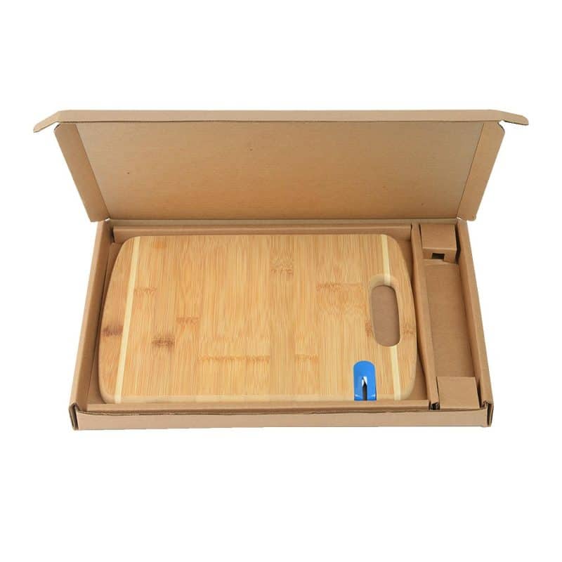 Custom Bamboo Sharpen-It™ Cutting Board w/Gift Box - 7