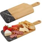 Custom Bamboo and Marble Cutting Board