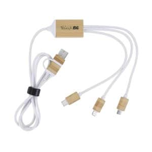 Custom BambooTunes 5-in-1 Charging Cable