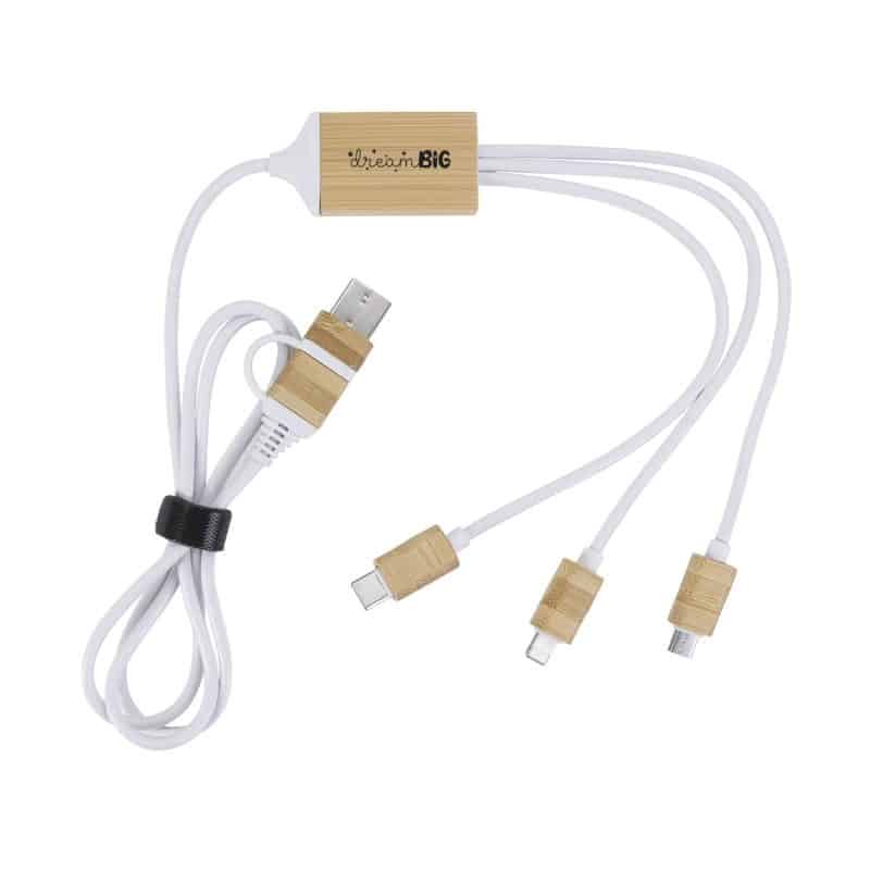 Custom BambooTunes 5-in-1 Charging Cable
