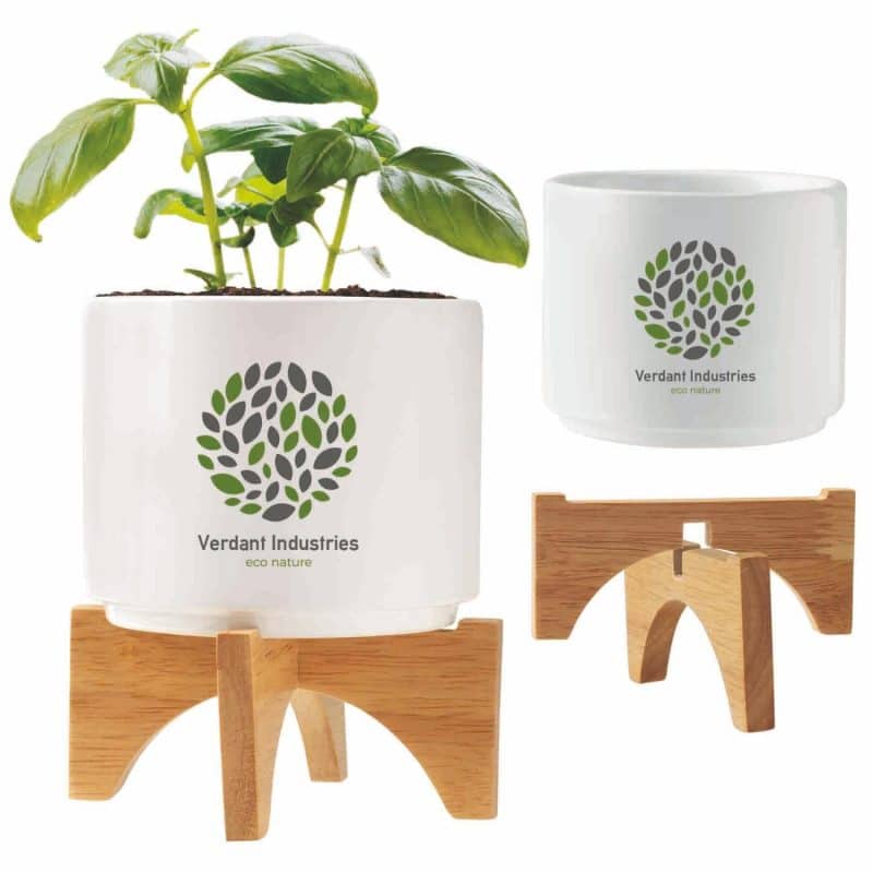 Custom Ceramic Planter Set
