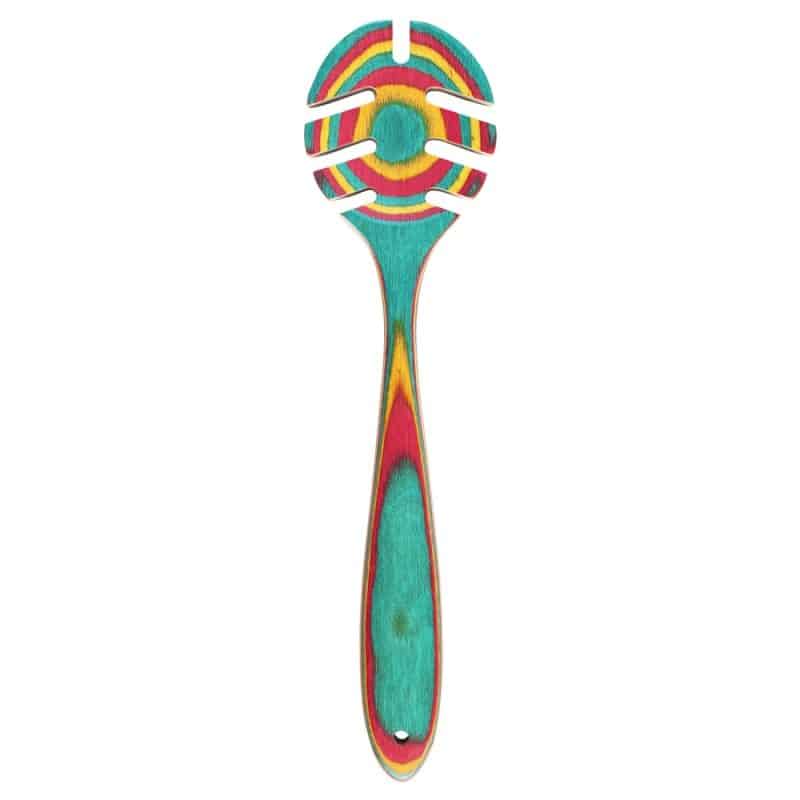 Custom Colorful Wooden Spaghetti Server