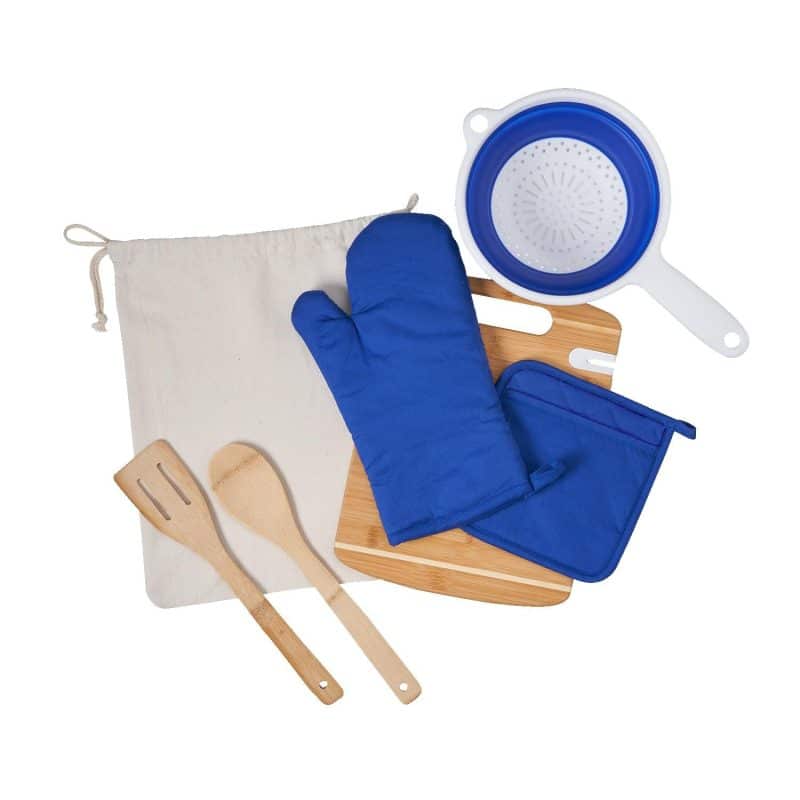 Custom Deluxe Silicone & Bamboo Kitchen Kit - 4