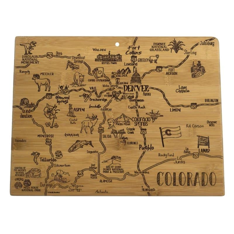 Custom Destination Colorado Cutting & Serving Board