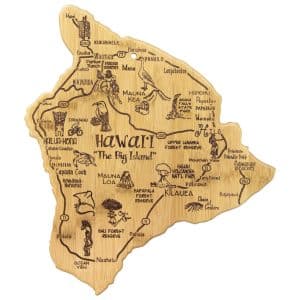 Custom Destination Hawaii Big Island Cutting & Serving Board