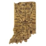 Custom Destination Indiana Cutting & Serving Board