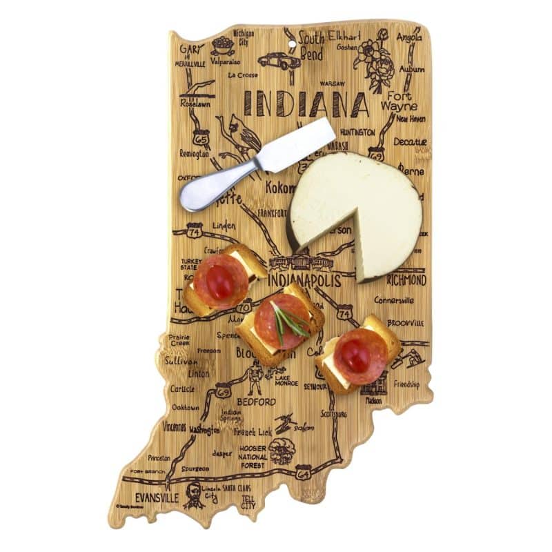 Custom Destination Indiana Cutting & Serving Board - 2