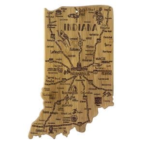 Custom Destination Indiana Cutting & Serving Board